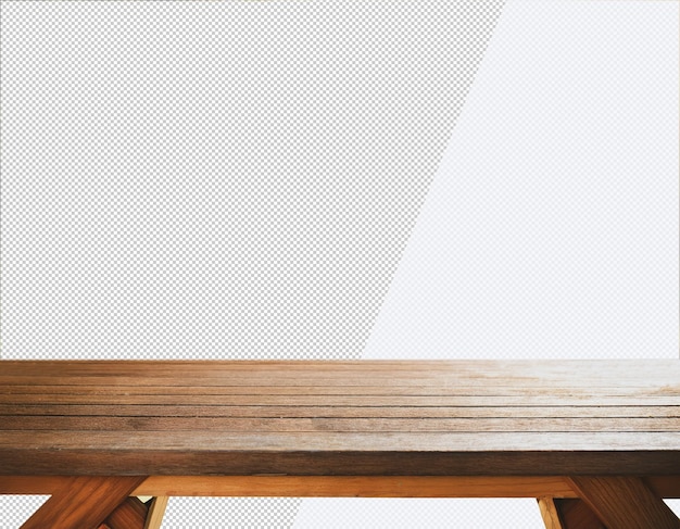 Focus sur le dessus de la table