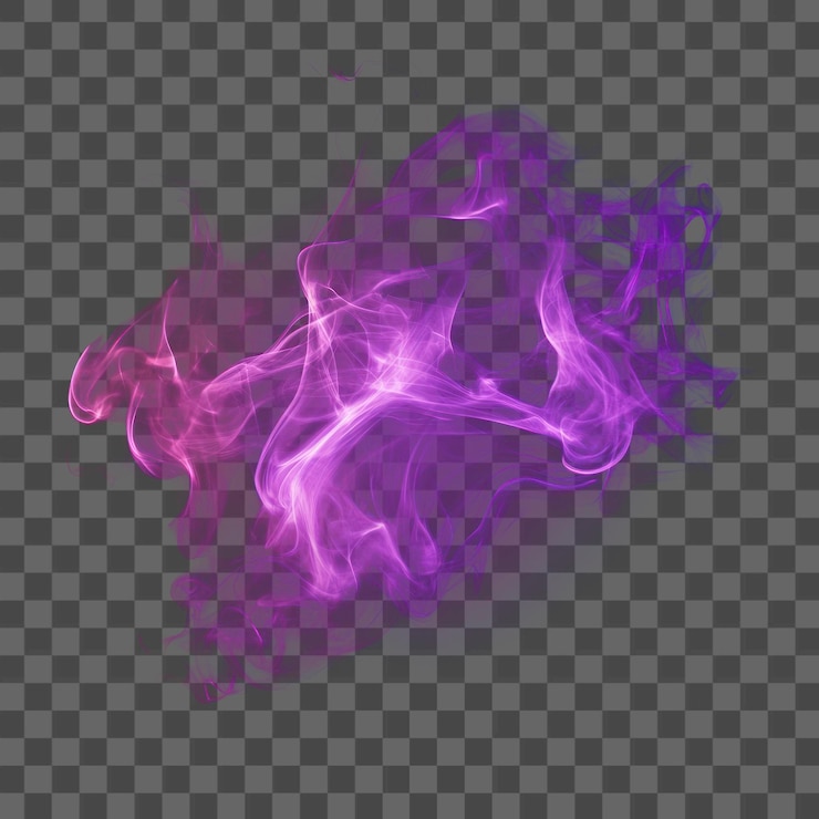 PSD fogo roxo, fogueira, fumaça, chama.