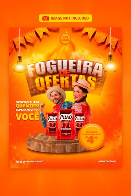 PSD fogueira de ofertas 2