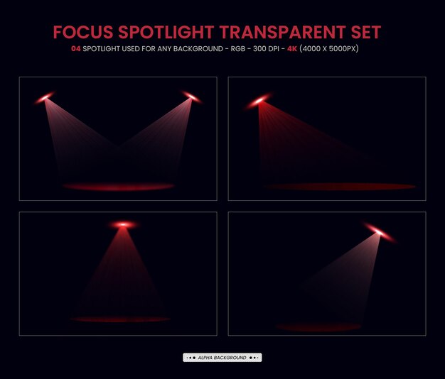 Fokus spotlight-effekt hintergrunddesign