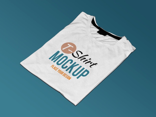 folded tshirt mockup front view tshirt mockup with changeable color