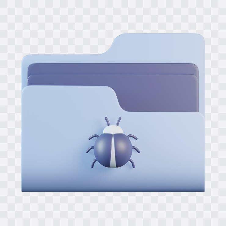 PSD folder bug 3d icon