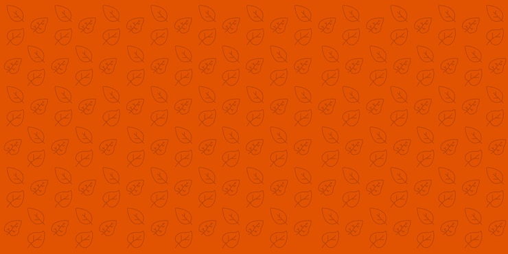 PSD folhas de árvores de fundo laranja escuro no outono