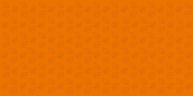 folhas de fundo laranja de árvores no outono