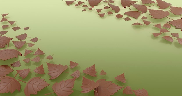 Folhas de fundo