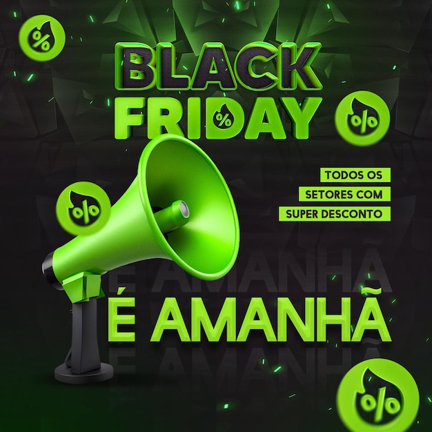 PSD folheto black friday black friday folheto