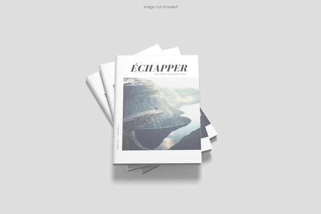 Folheto de capa - Renderização de design de maquete