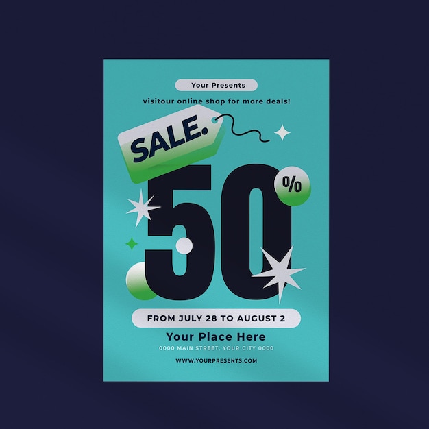 Folheto de Promoção de Vendas