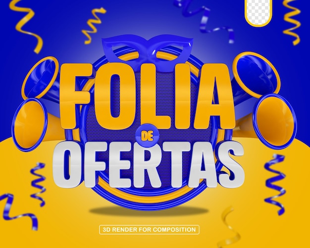 FOLIA DE OFERTAS Siegel mit blauem Horn