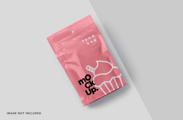 Folie stand up packaging pouch mockup