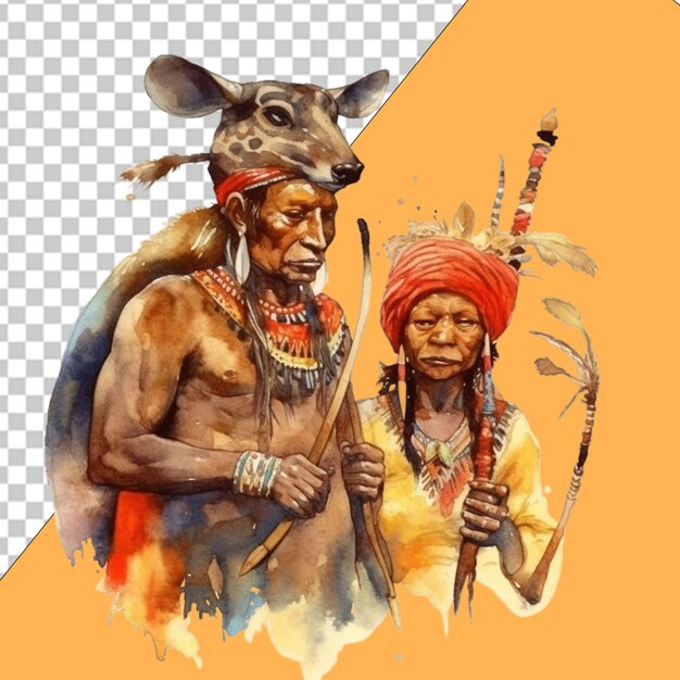 PSD le folklore des tikoloshe png illustration