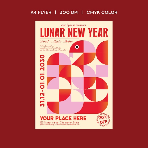 Folleto de Año Nuevo Lunar