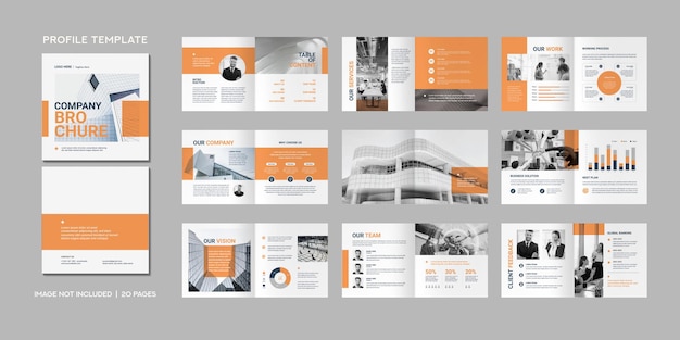 Folleto con el perfil de la empresa Square