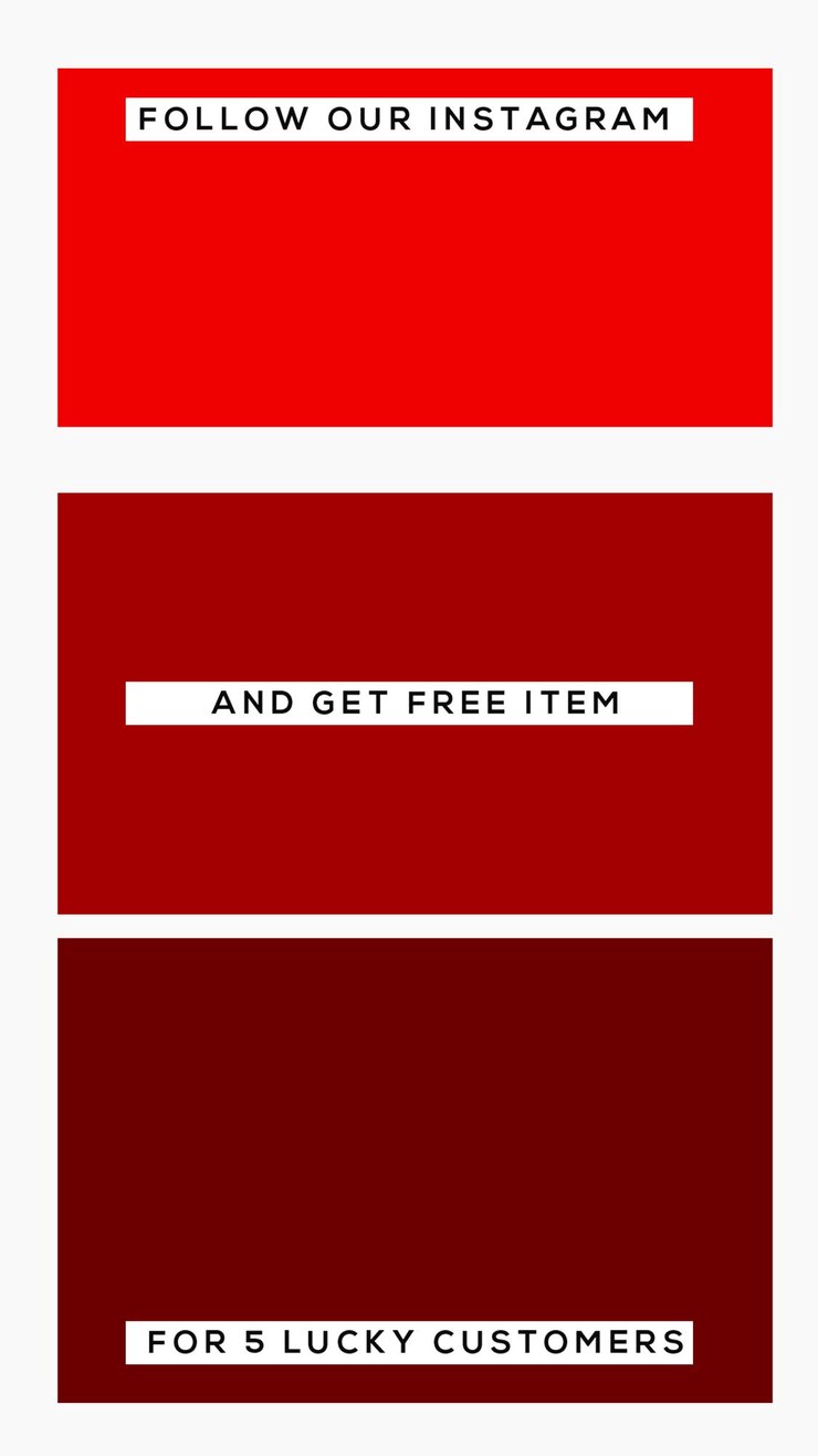 PSD follow our instagram and get a free item