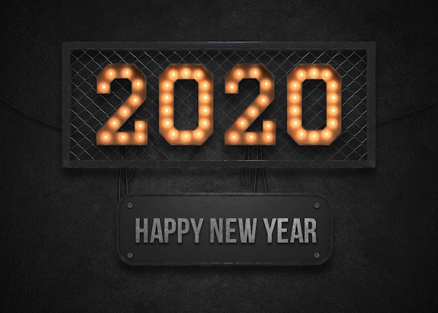 Fond 2020 Bonne Année