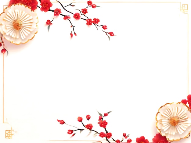 PSD fond de l'année nouvelle chinoise traditionnel festival du printemps meilleure qualité papier peint hyper réaliste