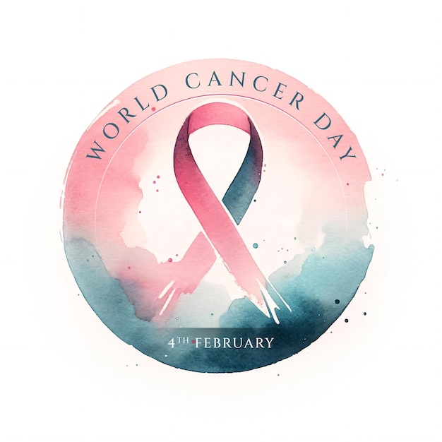 Fond Aquarelle De La Journée Mondiale Du Cancer