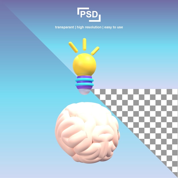 PSD un fond bleu et violet avec une ampoule et une ampoule qui dit psd.