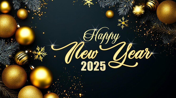 PSD fond de bonne année