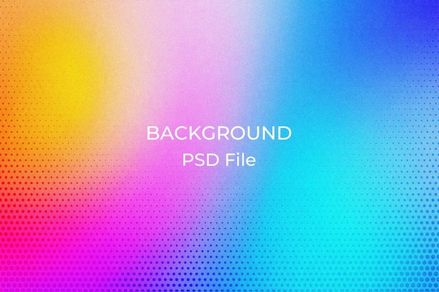 un fond coloré avec les mots de retour à la caméra