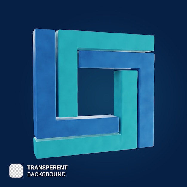 Fond de connexion PSD Clay 3D Render