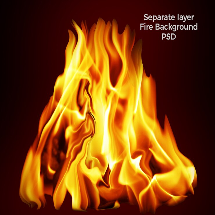PSD fond de feu