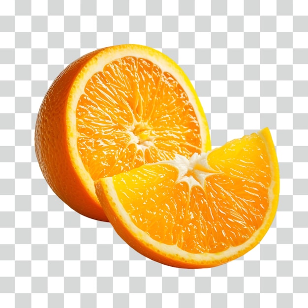 PSD fond de fruit orange transparent