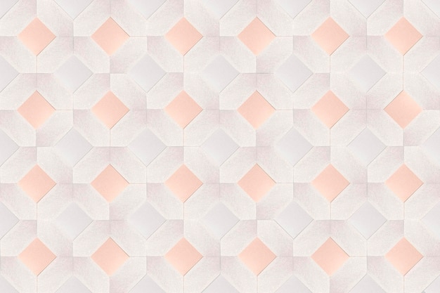 Fond à Motifs De Diamant Carré Beige 3d