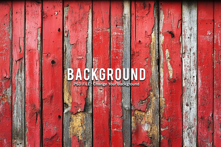 PSD fond de mur en bois rouge psd
