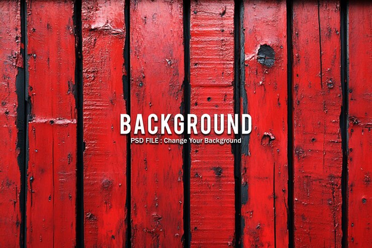 PSD fond de mur en bois rouge psd