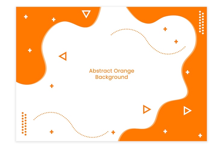 PSD fond orange abstrait
