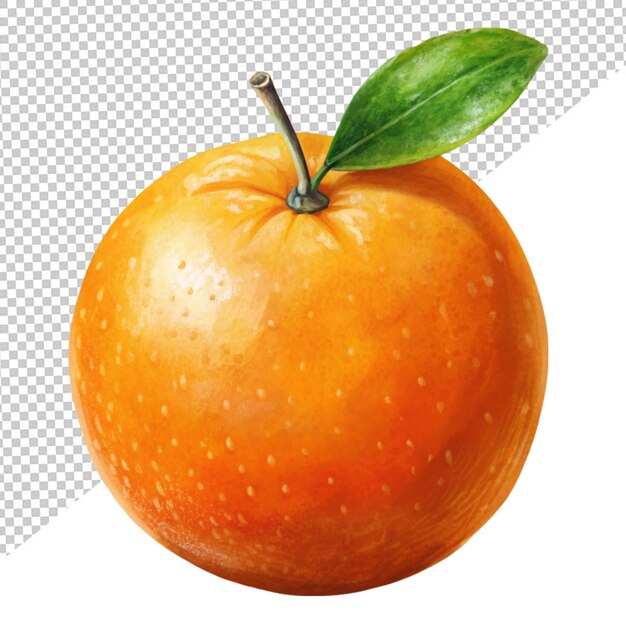 Sur Un Fond Orange Transparent