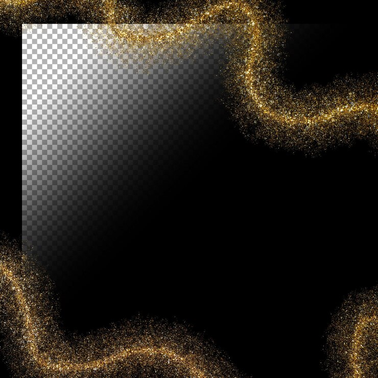 PSD fond de paillettes sur fond transparent