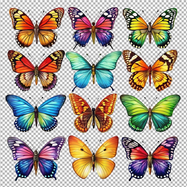 le fond png du papillon