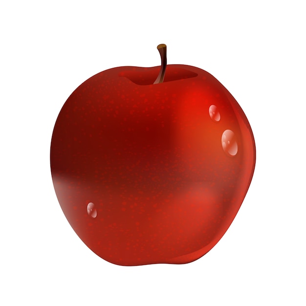 Fond de pomme fraîche réaliste