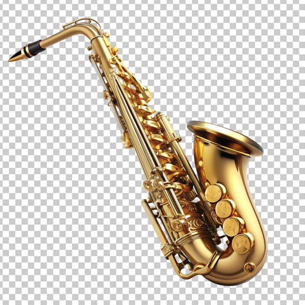 PSD fond de saxophone transparent