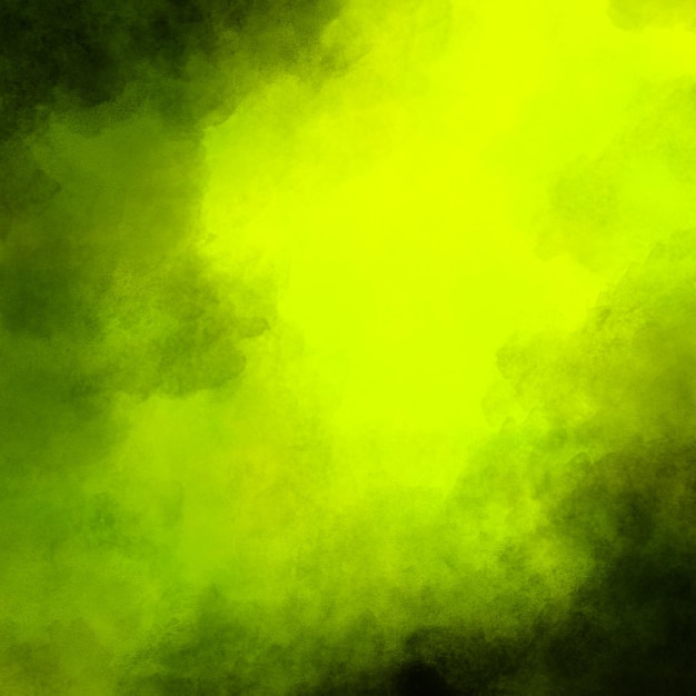 Fond de texture aquarelle abstraite jaune vert