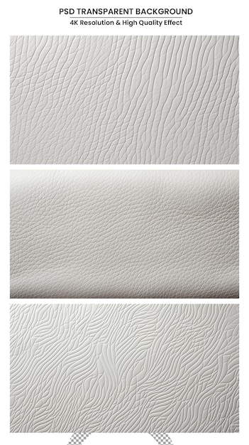 PSD fond de texture de cuir blanc