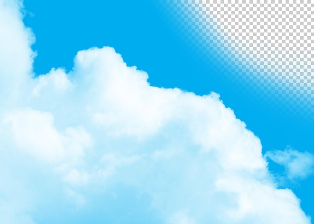 fond de transparence nuage isolé