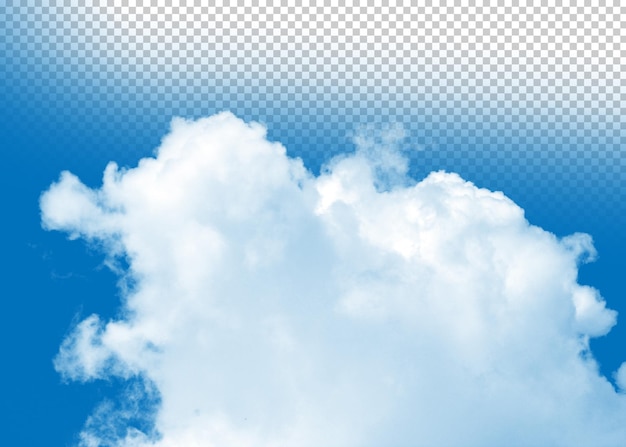 fond de transparence nuages isolé