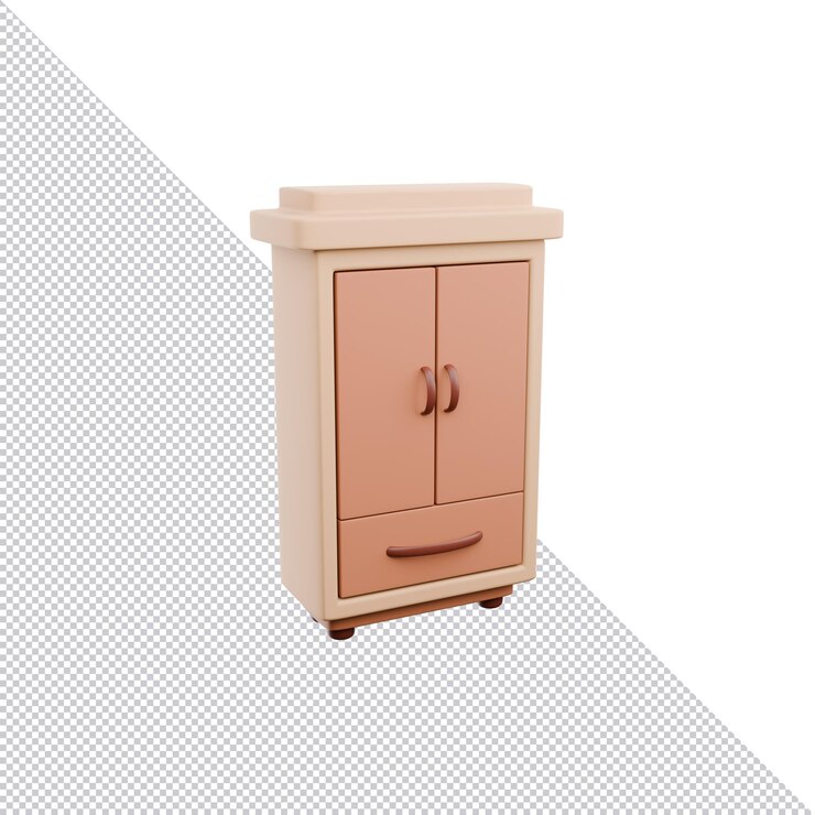 PSD fond transparent en 3d du tableau de la coupe psd