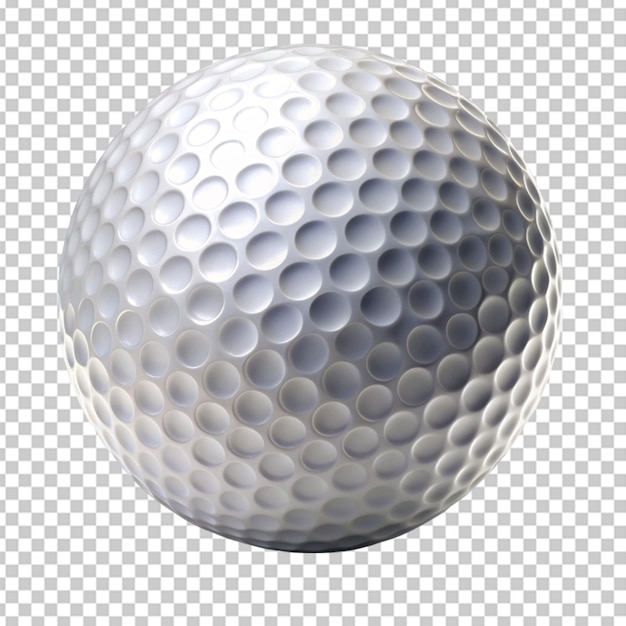 PSD fond transparent de balle de golf