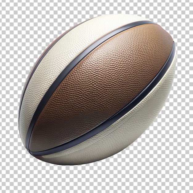 PSD fond transparent de balle de rugby