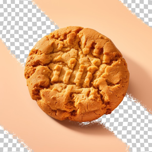 PSD fond transparent avec un biscuit aux arachides