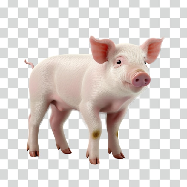 PSD fond transparent de cochon psd