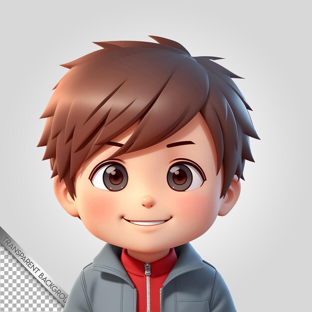 Fond Transparent De Dessin Animé Mignon Personnage Chibi