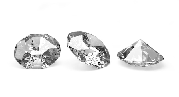 Un fond transparent d'un diamant éblouissant