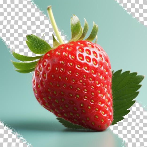 PSD fond transparent avec une fraise