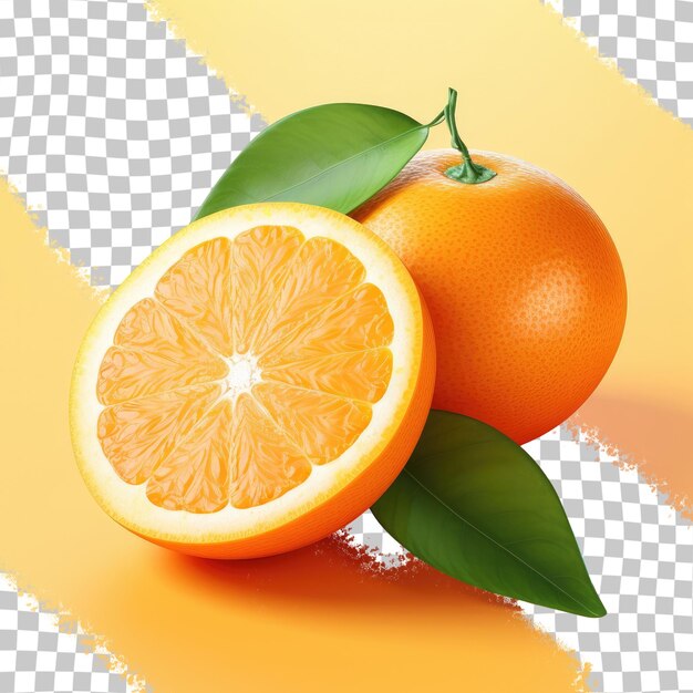 PSD fond transparent de fruits au goût amer