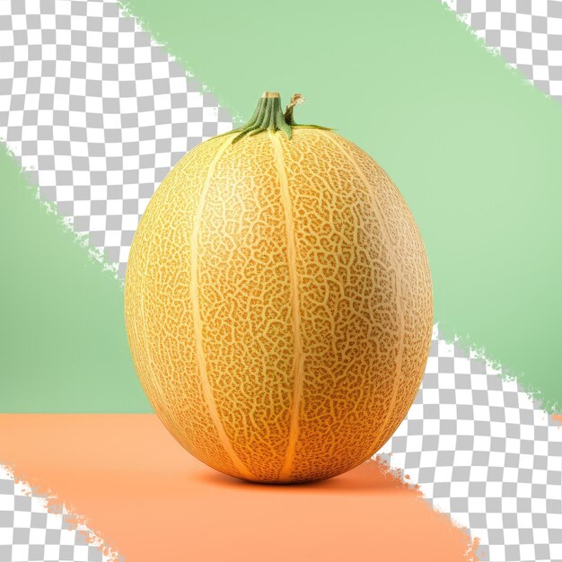 PSD fond transparent avec melon isolé